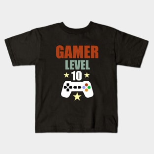 Level 10 Games art Kids T-Shirt